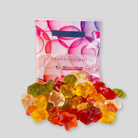 Fruchtgummi, farbig bedruckt