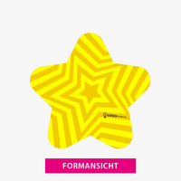 Aufkleber, farbig bedruckt, Form