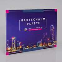 Platte, farbig bedruckt, rechteckig