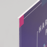 Platte, farbig bedruckt, rechteckig