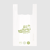 Hemdchentragetasche 32 x 18 x 55 cm, weiß, Motiv: All natural