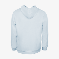 Hoodie, farbig bedruckt, Rueckseite