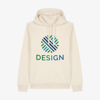 Hoodie, farbig bedruckt, Druck vorne