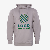 Hoodie, farbig bedruckt, Vorderseite