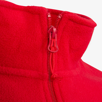 Fleecejacke, farbig bedruckt, details