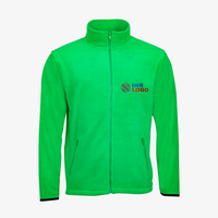 Fleecejacke, farbig bedruckt, Vorderseite