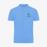 Poloshirt, farbig bedruckt, Brust links