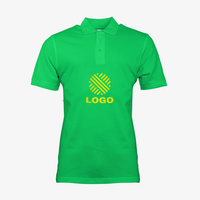 Poloshirt, farbig bedruckt, Vorderseite