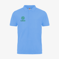 Poloshirt, farbig bedruckt, Brust links