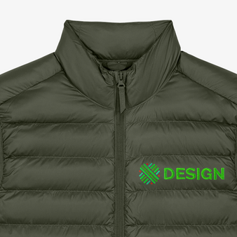 Herren-Steppweste, Climber 2.0 - Stanley/Stella, Detail Kragen