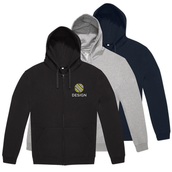 Herren-Sweatjacke, Basic - B&C Collection, mit einer Druck- oder Stickposition