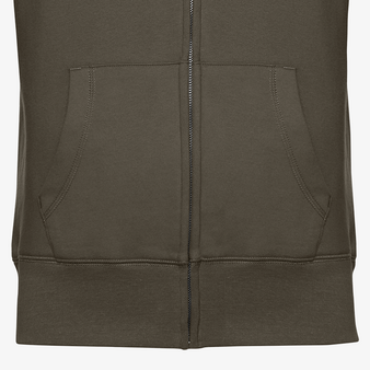 Herren-Sweatjacke, Premium - B&C Collection, Detail Tasche