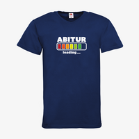 Herren-T-Shirt FOTL, Basic V-Neck - Motiv Abitur Loading