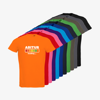 Herren-T-Shirt B&C, Organic - Motiv Abitur Lernen, Farbauswahl