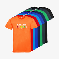 Herren-T-Shirt FOTL, Basic V-Neck - Motiv Abitur Lernen, Farbauswahl