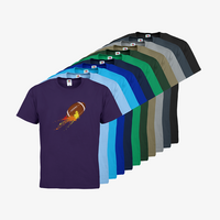 Herren-T-Shirt FOTL, Basic Rundhals - Motiv American Football Bunt, Farbauswahl