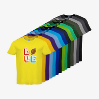 Herren-T-Shirt B&C, Basic - Motiv American Football Love, Farbauswahl