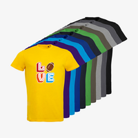 Herren-T-Shirt B&C, Organic - Motiv American Football Love, Farbauswahl