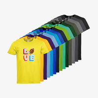 Herren-T-Shirt B&C, Premium - Motiv American Football Love, Farbauswahl