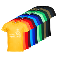 Herren-T-Shirt FOTL, Premium - Motiv Frohe Weihnachten, Farbauswahl