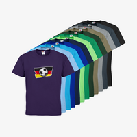 Herren-T-Shirt FOTL, Basic Rundhals - Motiv Fußball Deutschland, Farbauswahl
