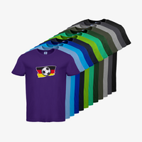 Herren-T-Shirt B&C, Basic - Motiv Fußball Deutschland, Farbauswahl