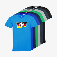 Herren-T-Shirt FOTL, Basic V-Neck - Motiv Fußball Deutschland, Farbauswahl