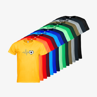 Herren-T-Shirt FOTL, Premium - Motiv Fußball EKG-Linie, Farbauswahl