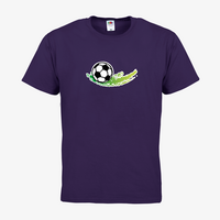 Herren-T-Shirt FOTL, Basic Rundhals - Motiv Fußball Grün