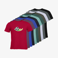 Herren-T-Shirt Russell, Organic - Motiv Fußball Grün, Farbauswahl