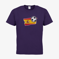 Herren-T-Shirt FOTL, Basic Rundhals - Motiv Fußball Spanien