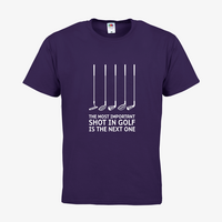 Herren-T-Shirt FOTL, Basic Rundhals - Motiv Golf Shot