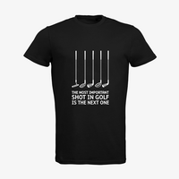 Herren-T-Shirt B&C, Organic - Motiv Golf Shot