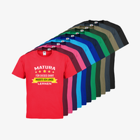 Herren-T-Shirt FOTL, Basic Rundhals - Motiv Matura Lernen, Farbauswahl