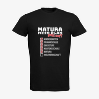 Herren-T-Shirt B&C, Organic - Motiv Matura Plan