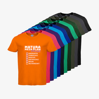 Herren-T-Shirt B&C, Basic - Motiv Matura Plan, Farbauswahl