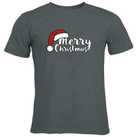 Herren-T-Shirt Russell, Organic - Motiv Merry Christmas