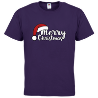 Herren-T-Shirt FOTL, Basic Rundhals - Motiv Merry Christmas