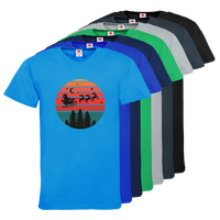 Herren-T-Shirt FOTL, Basic V-Neck - Motiv Weihnachtshimmel, Farbauswahl