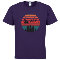 Herren-T-Shirt FOTL, Basic Rundhals - Motiv Weihnachtshimmel