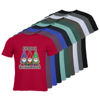 Herren-T-Shirt Russell, Organic - Motiv Weihnachtswichtel, Farbauswahl