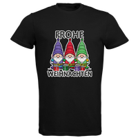 Herren-T-Shirt B&C, Organic - Motiv Weihnachtswichtel