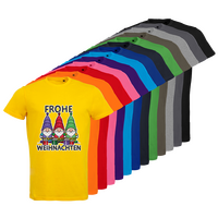 Herren-T-Shirt B&C, Organic - Motiv Weihnachtswichtel, Farbauswahl