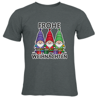 Herren-T-Shirt Russell, Organic - Motiv Weihnachtswichtel