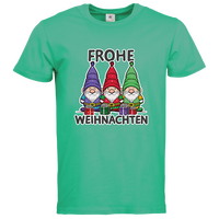 Herren-T-Shirt B&C, Premium - Motiv Weihnachtswichtel