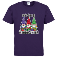 Herren-T-Shirt FOTL, Basic Rundhals - Motiv Weihnachtswichtel