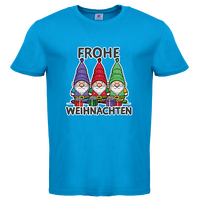 Herren-T-Shirt B&C, Basic - Motiv Weihnachtswichtel