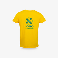 Herren-T-Shirt Organic, farbig - B&C Collection, mit zwei Druckpositionen