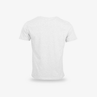 Herren-T-Shirt Organic, weiß - Russell, mit einer Druckposition