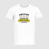 Herren-T-Shirt B&C, Premium - Motiv Abitur Lernen